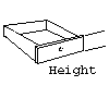 drawer height