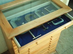 drawer case w/ window-top